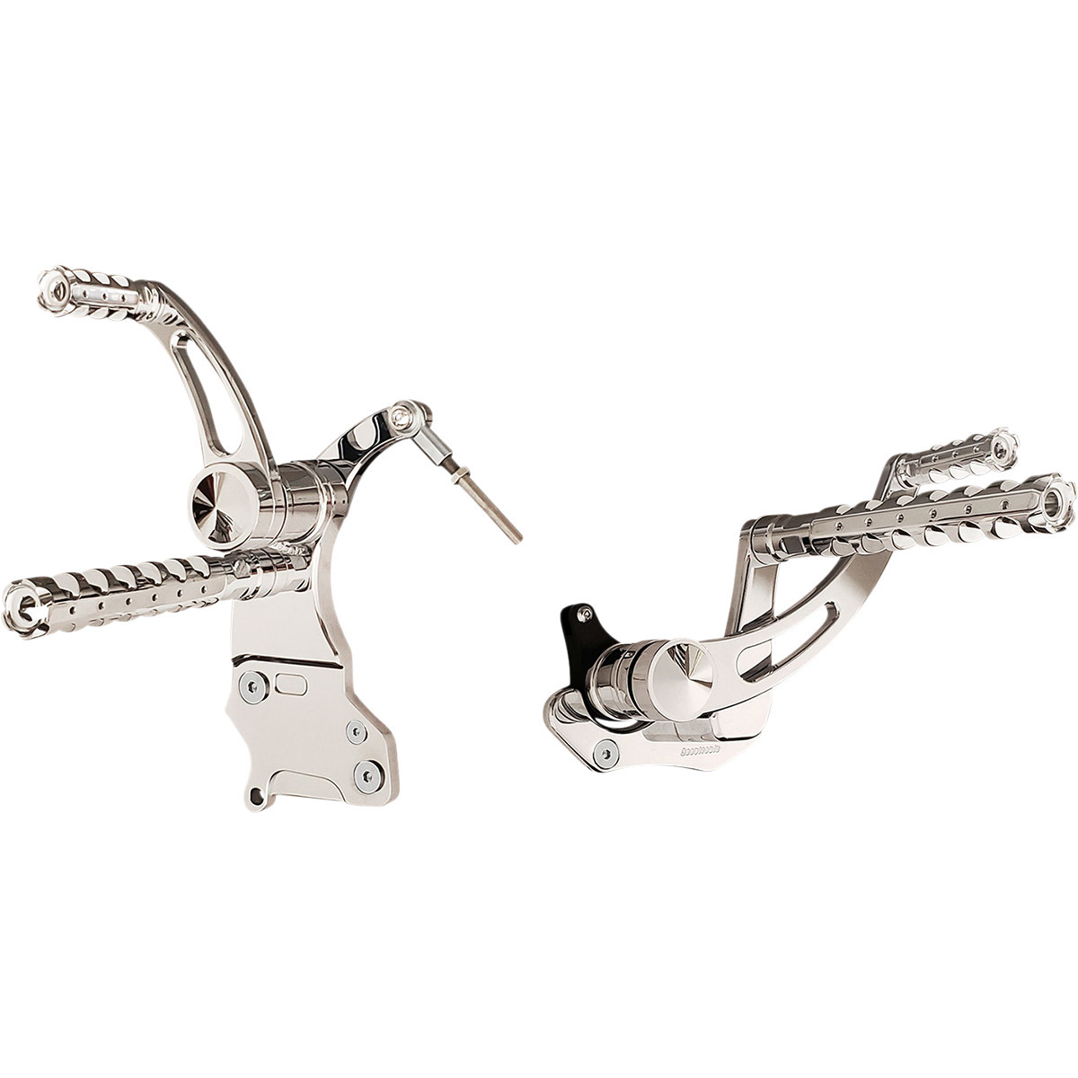Accutronix #FC305-SSAKC - Forward Control - Chrome - Slotted