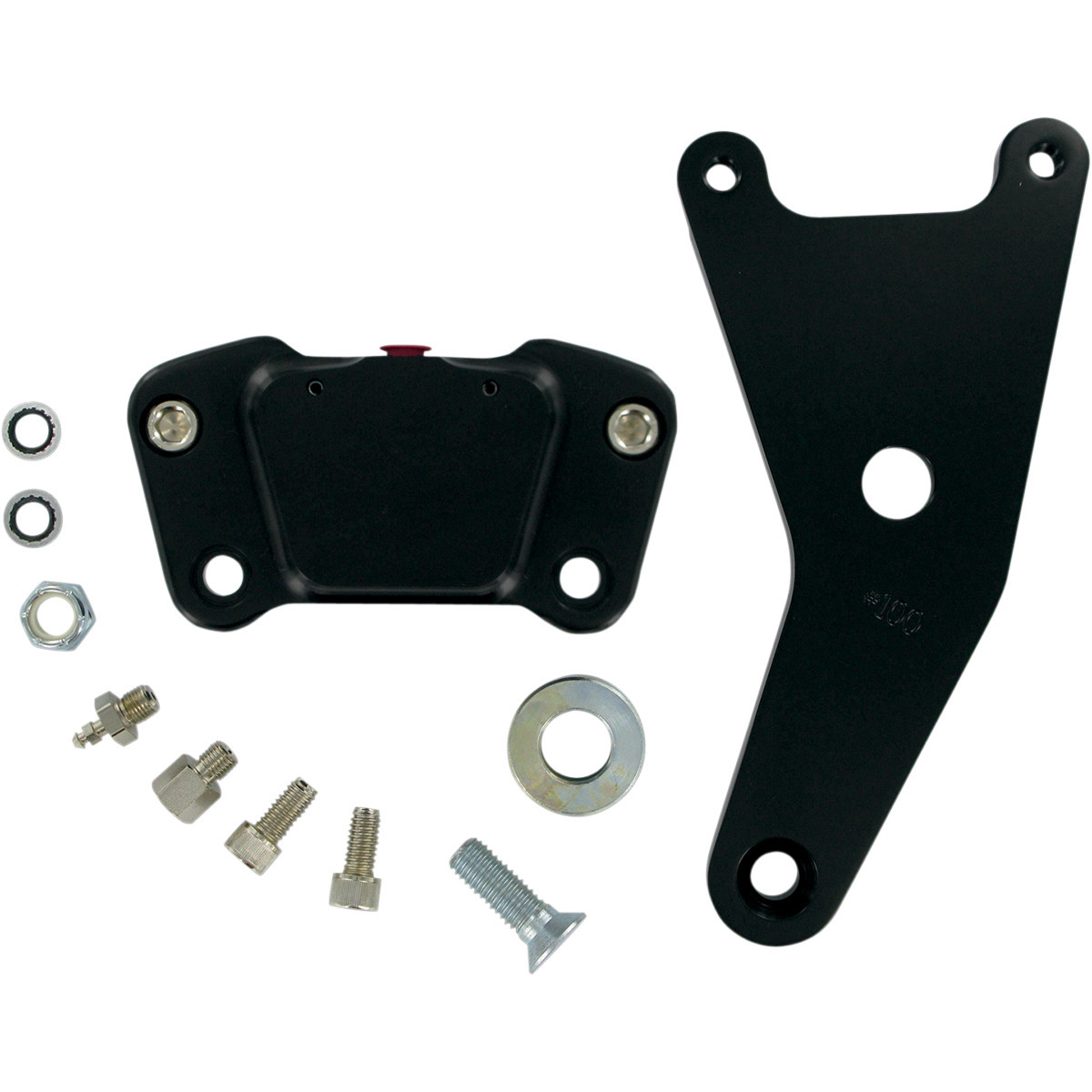 GMA Engineering BY BDL #GMA-100SB - Rear Caliper - Smooth Black - '73-'80BT