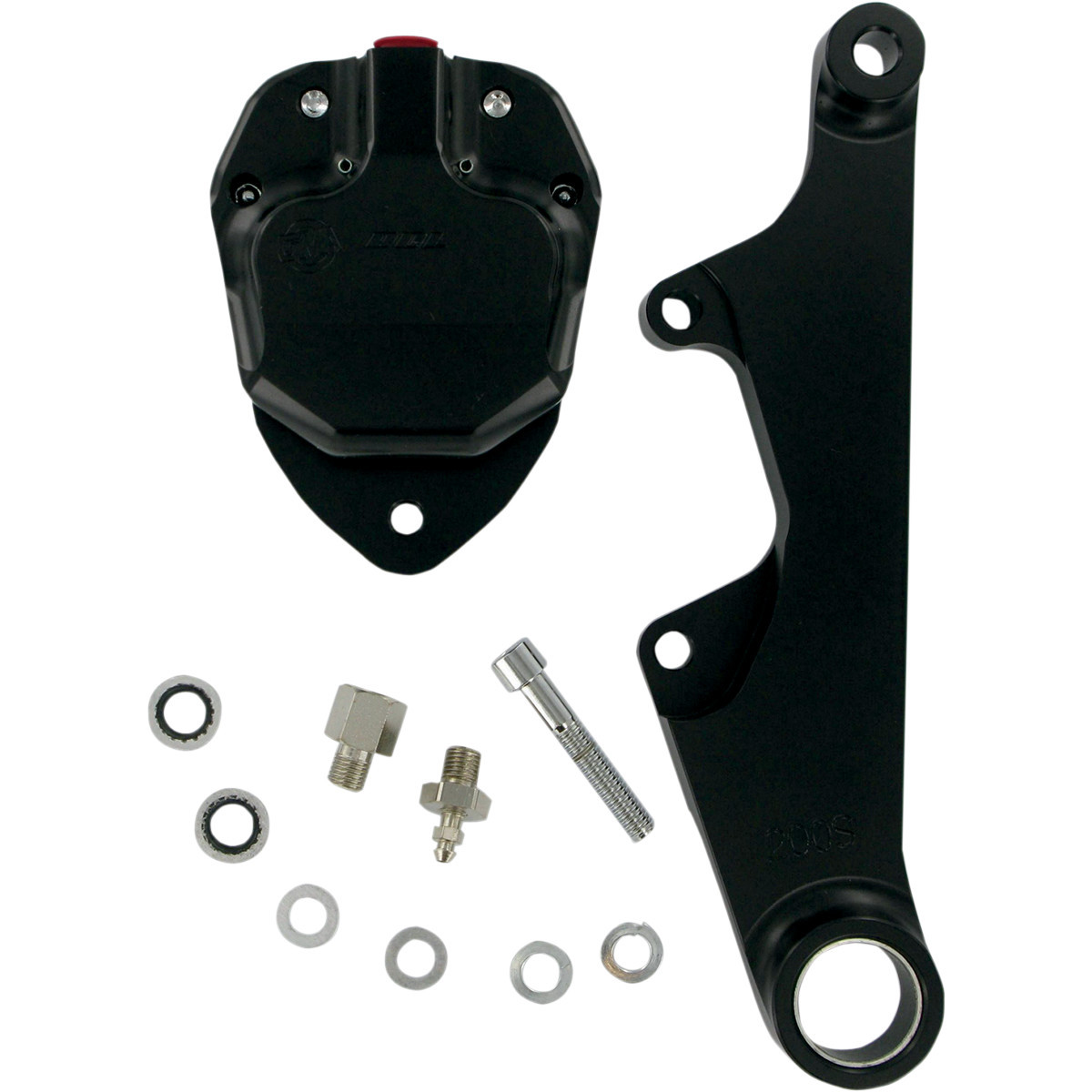 GMA Engineering BY BDL #GMA-200SSB - Front Caliper - FXSTS - Smooth Black