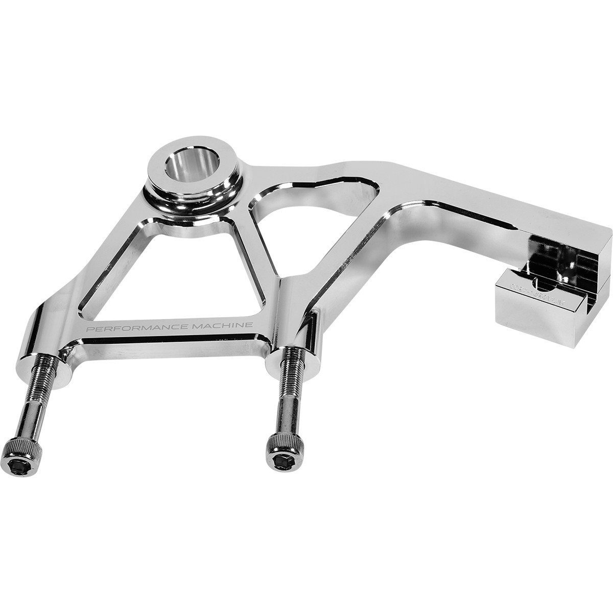 Performance Machine (PM) #0023-1828AGNM-A-CH - Rear Radial Mount Caliper Bracket - Chrome