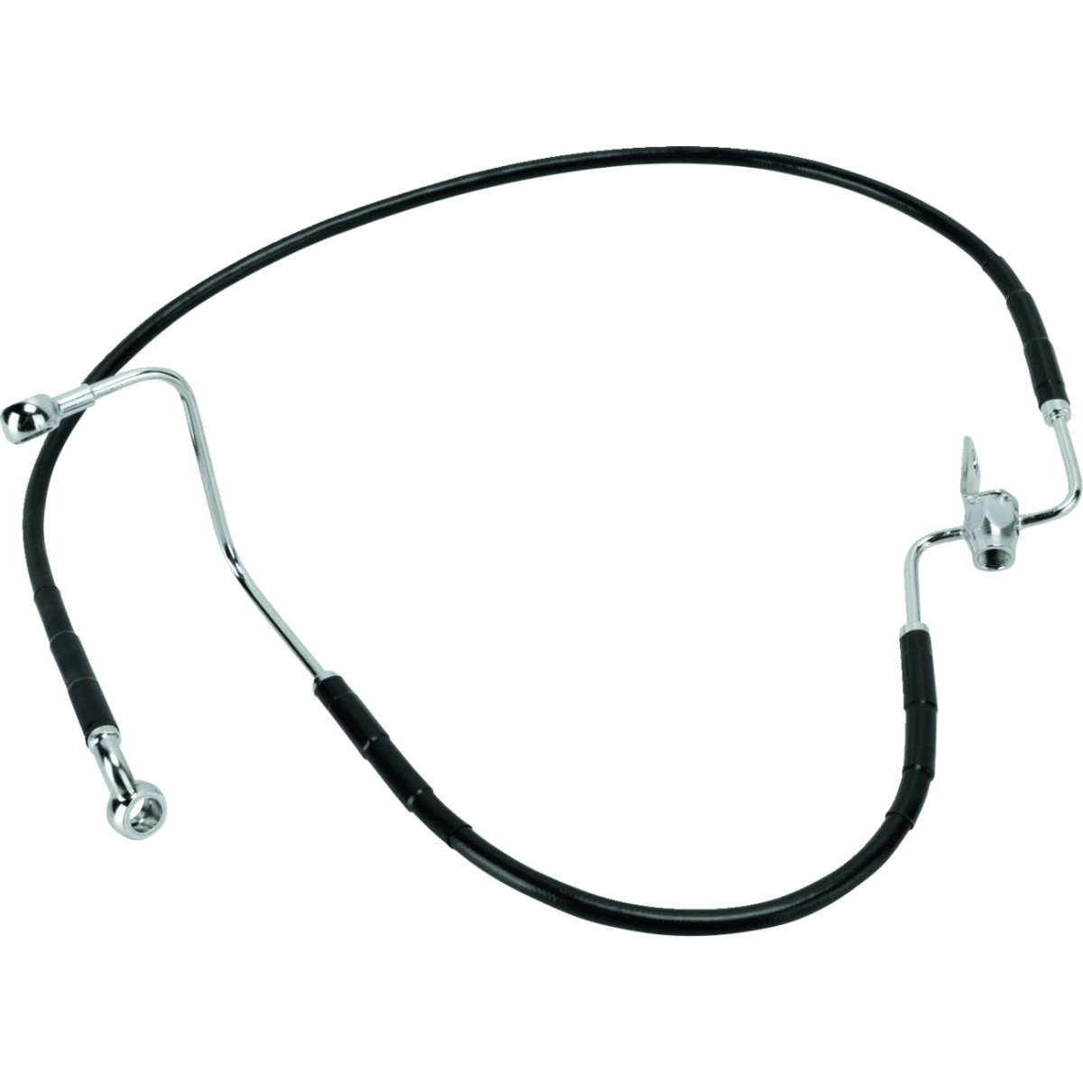 Drag Specialties - Brake Line - Rear - Black
