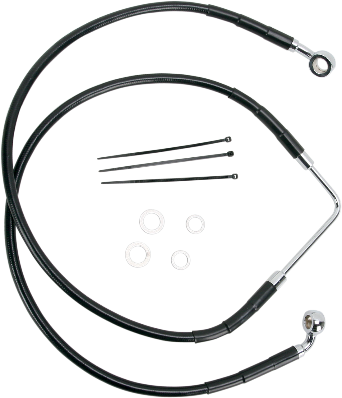 Brake Line - Front - FXDB 06-07 - Black