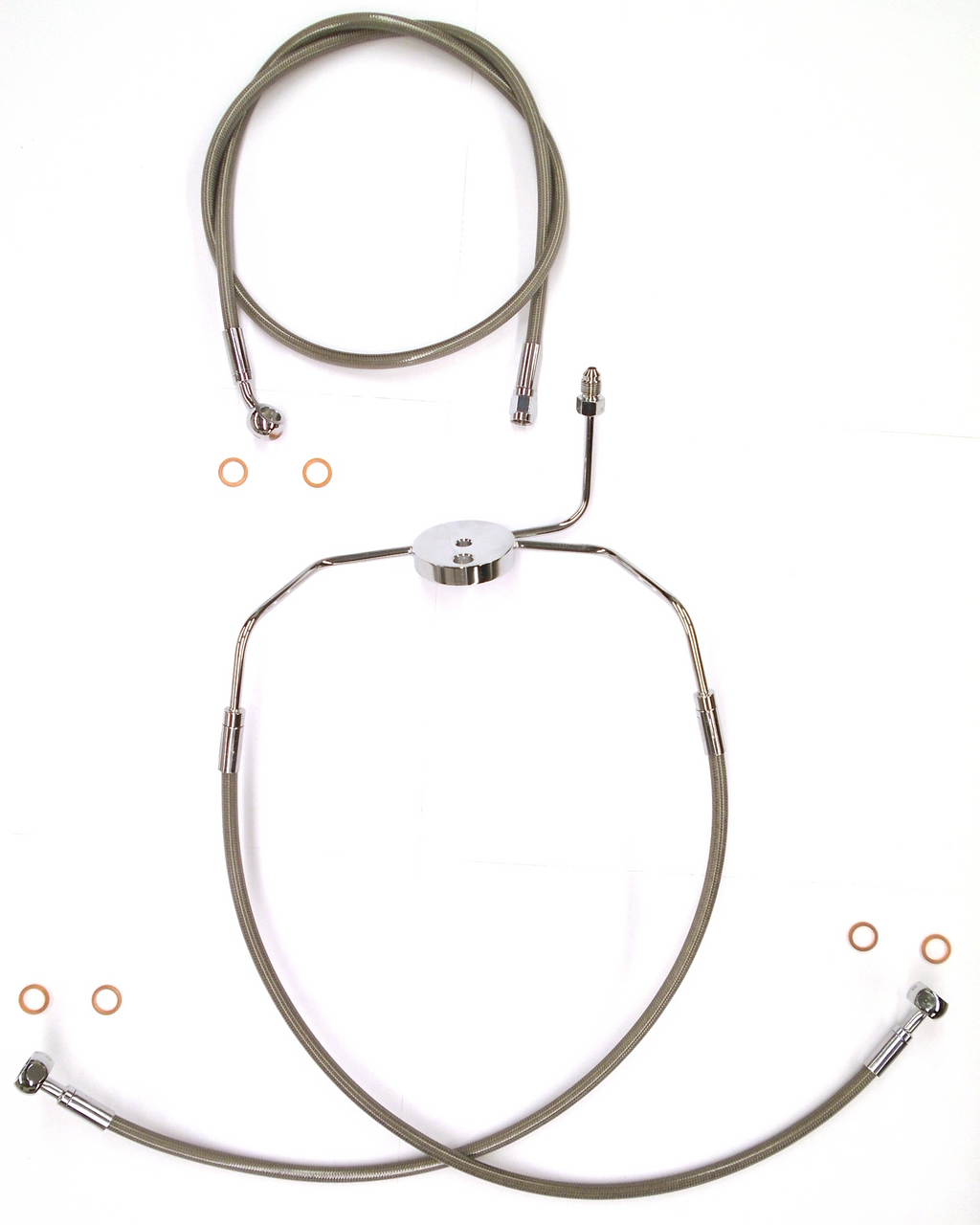 Brake Line - Front - XR - Stainless Steel