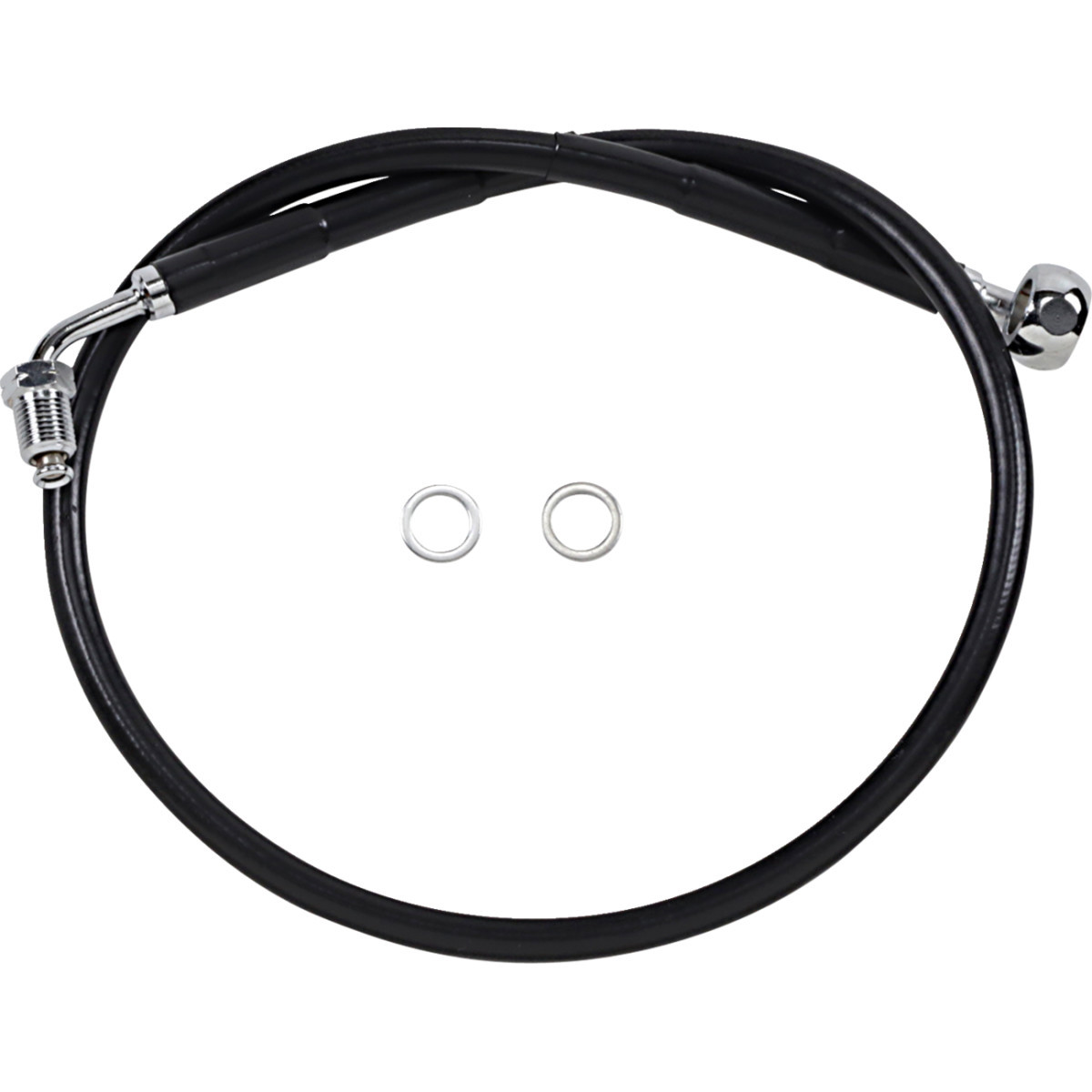 Drag Specialties - Brake Line - +4" - Black - '18-'21 Softail