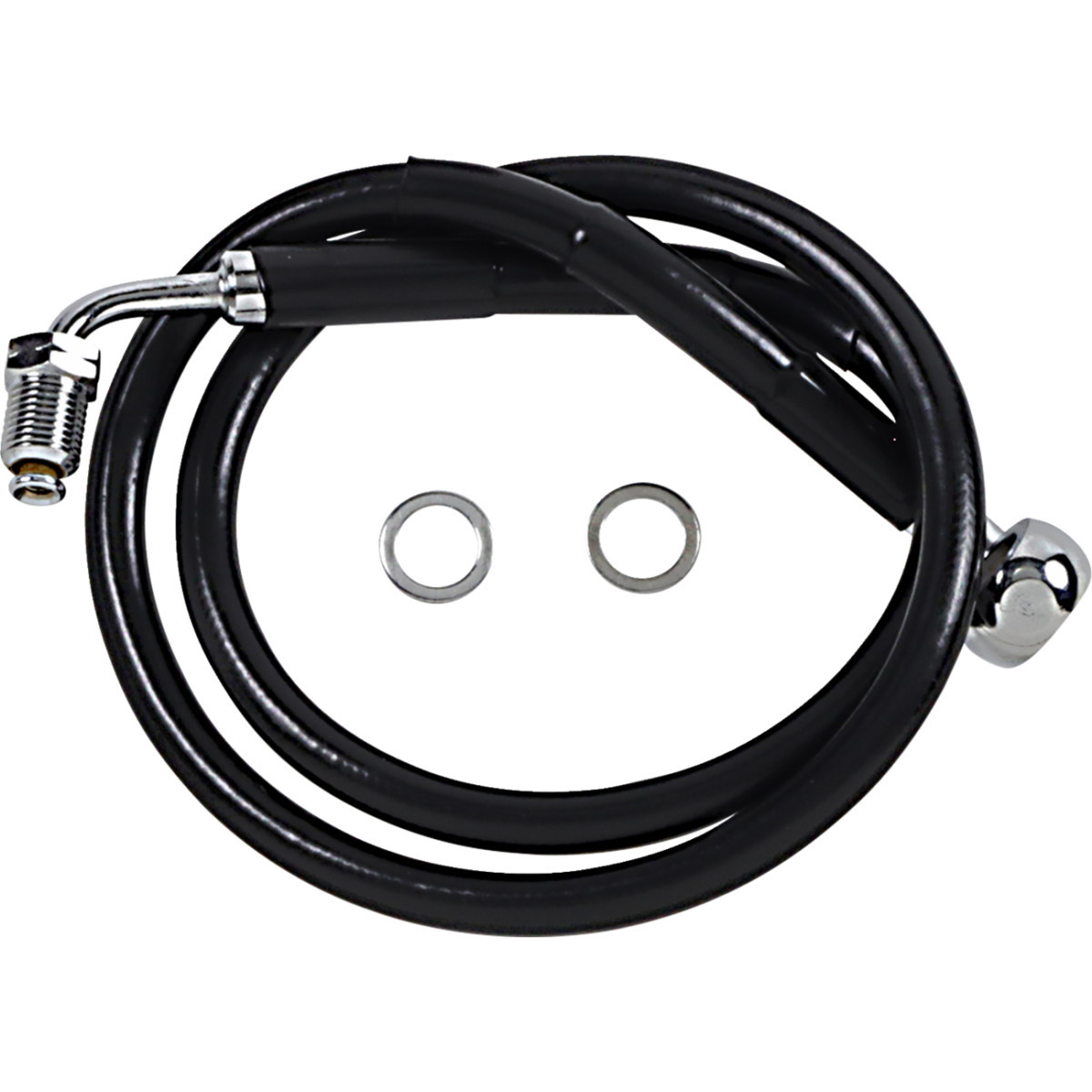 Drag Specialties - Brake Line - +6" - Black - '18-'21 Softail