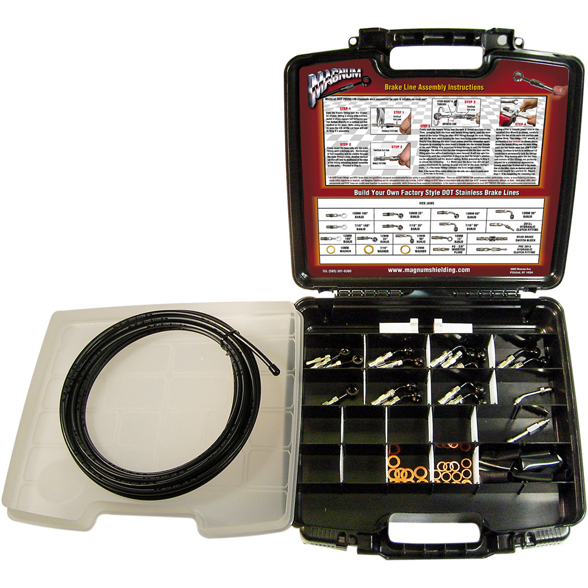 Magnum Shielding #499001 - Build Your Own Brake Kit - Deluxe - Black