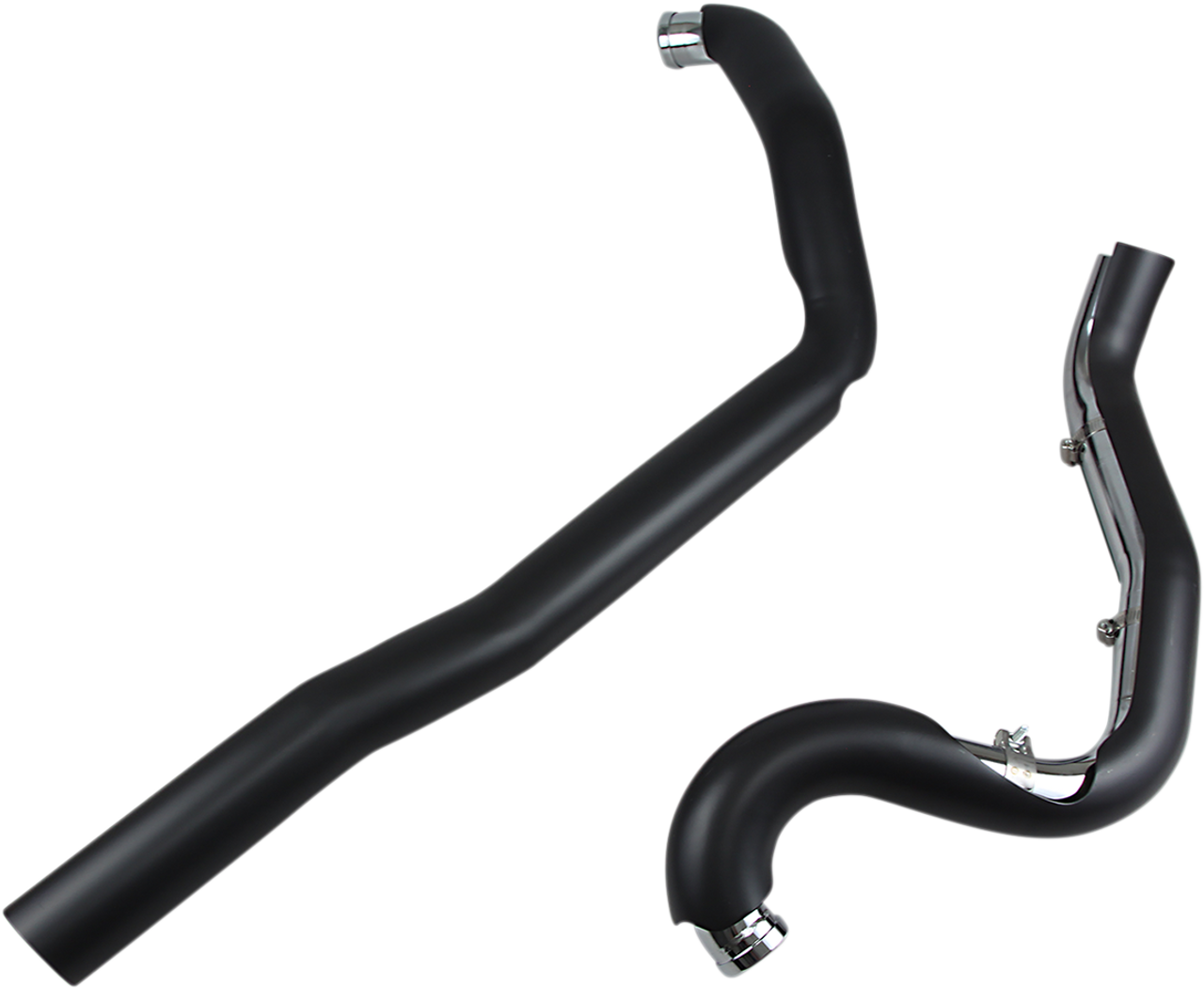 True Dual Headpipes - Black - 07-08 FL