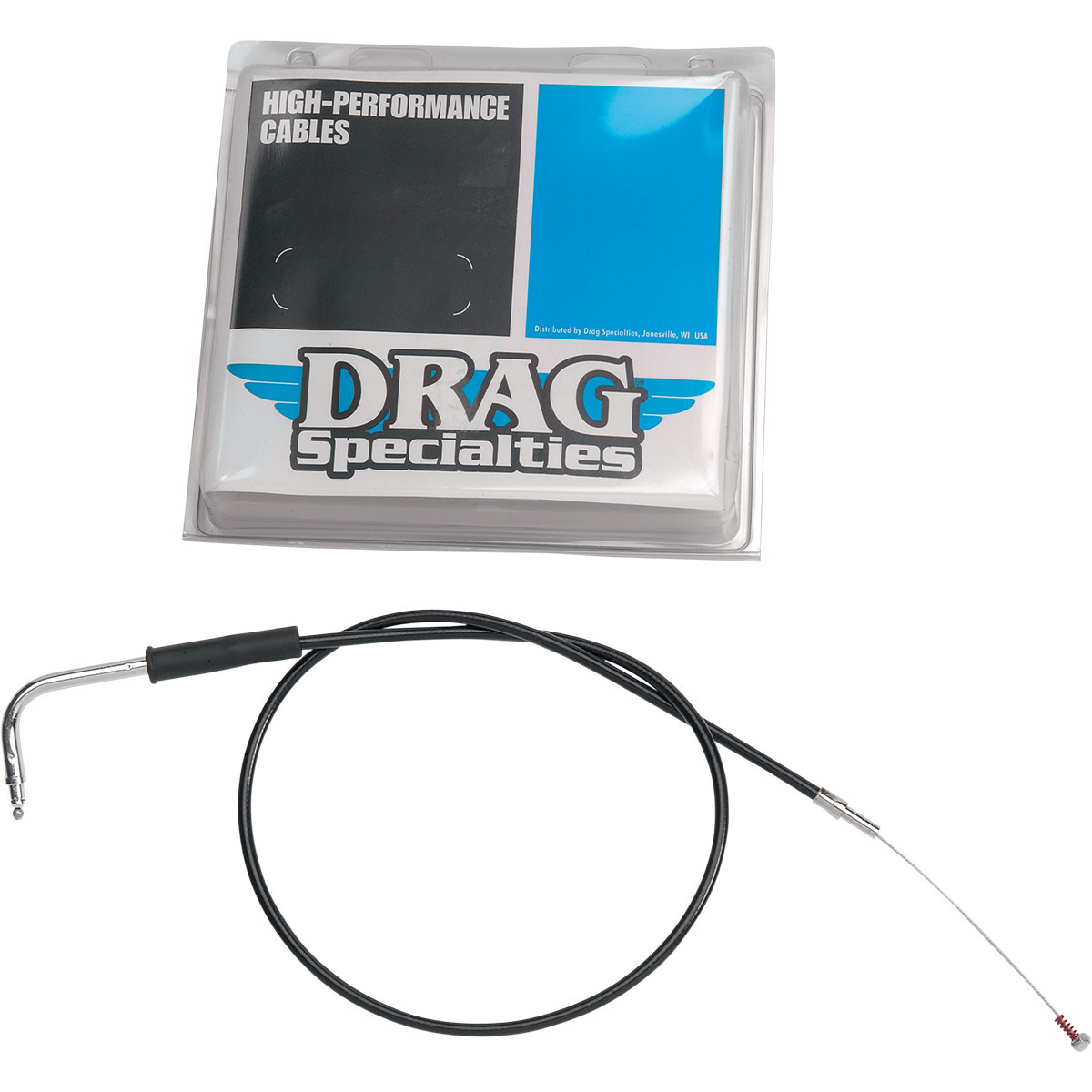 Drag Specialties - Black Vinyl Throttle Cable - 39-1/2"