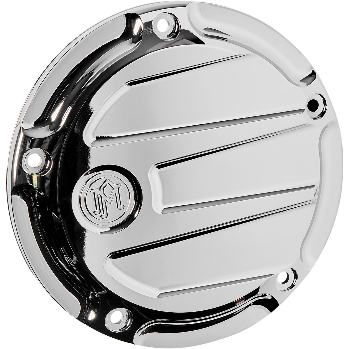Performance Machine (PM) #0177-2075M-CH - Derby Cover - Scallop - Chrome