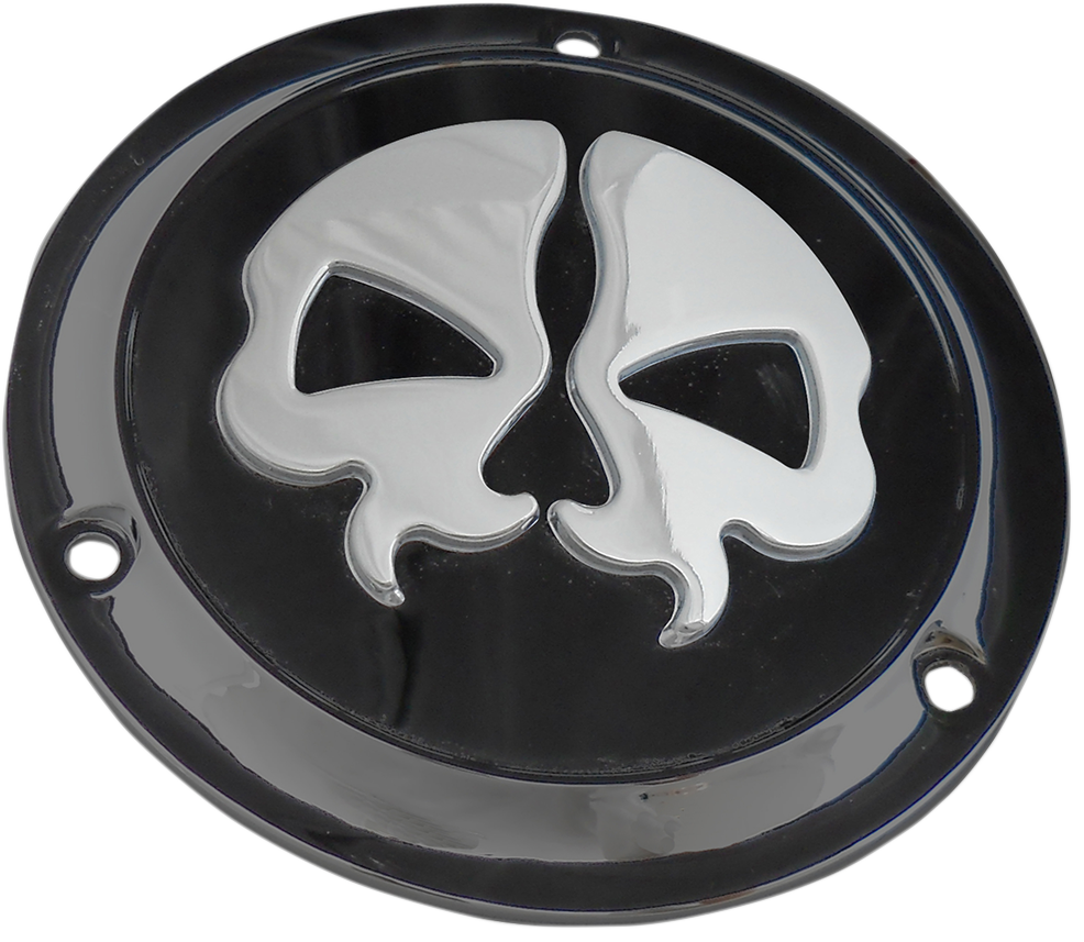 Split Skull Derby Cover - Black - 3-Hole