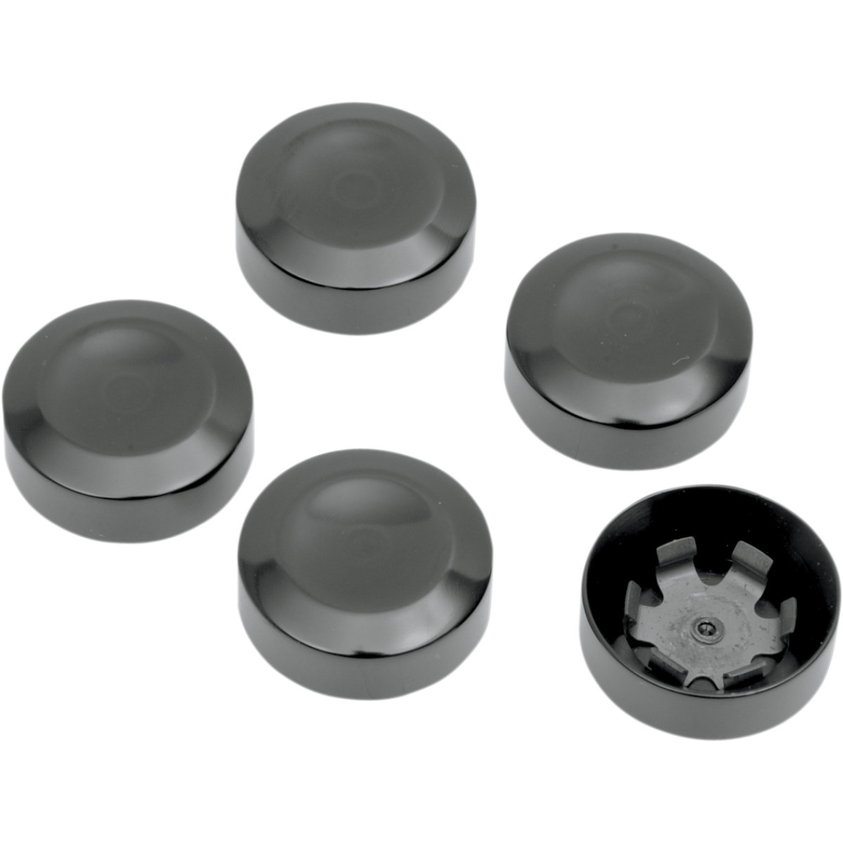 Drag Specialties - Rear Pulley Bolt Cover - Black