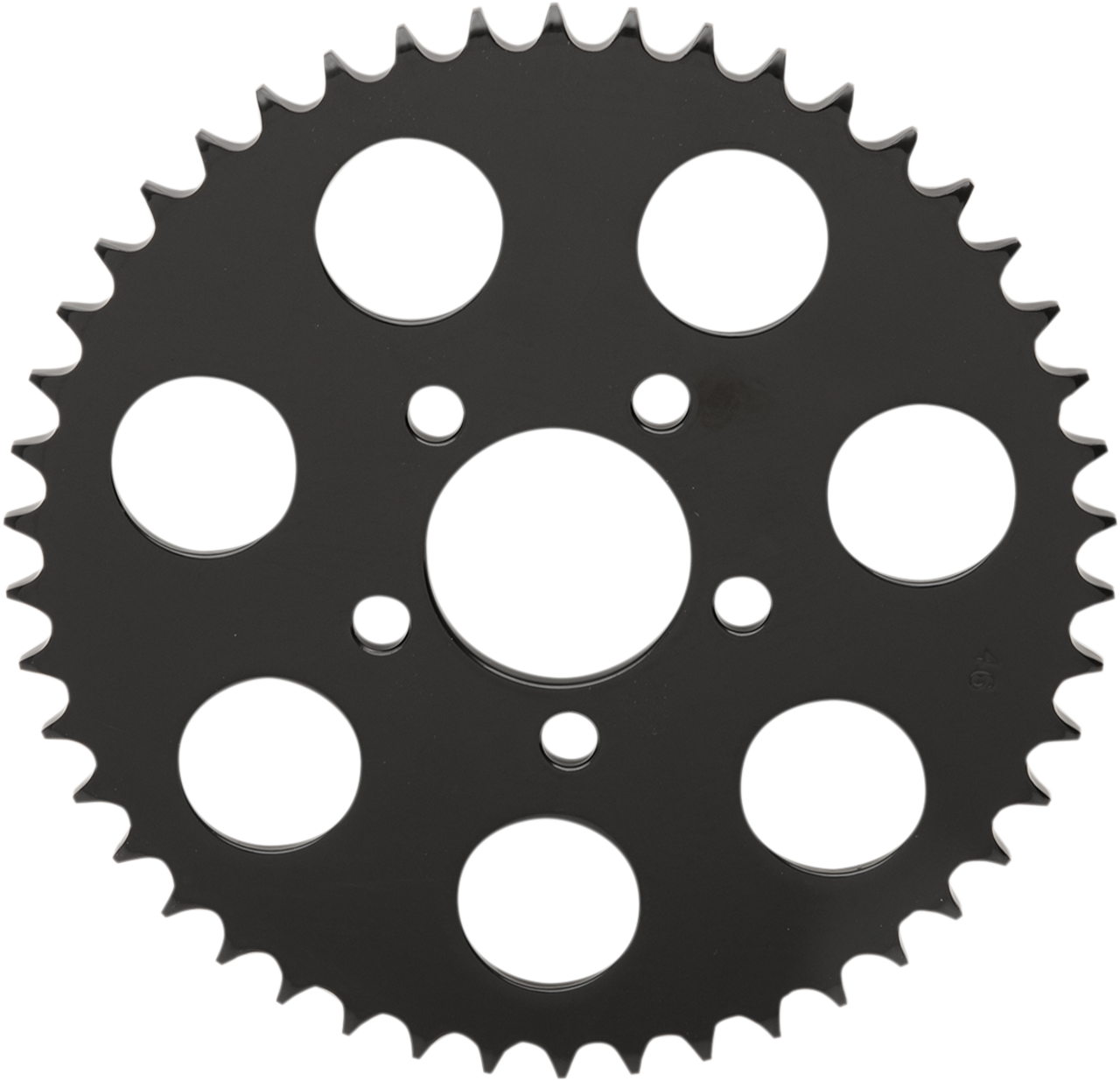 Rear Sprocket - Gloss Black - Flat -  46-Tooth