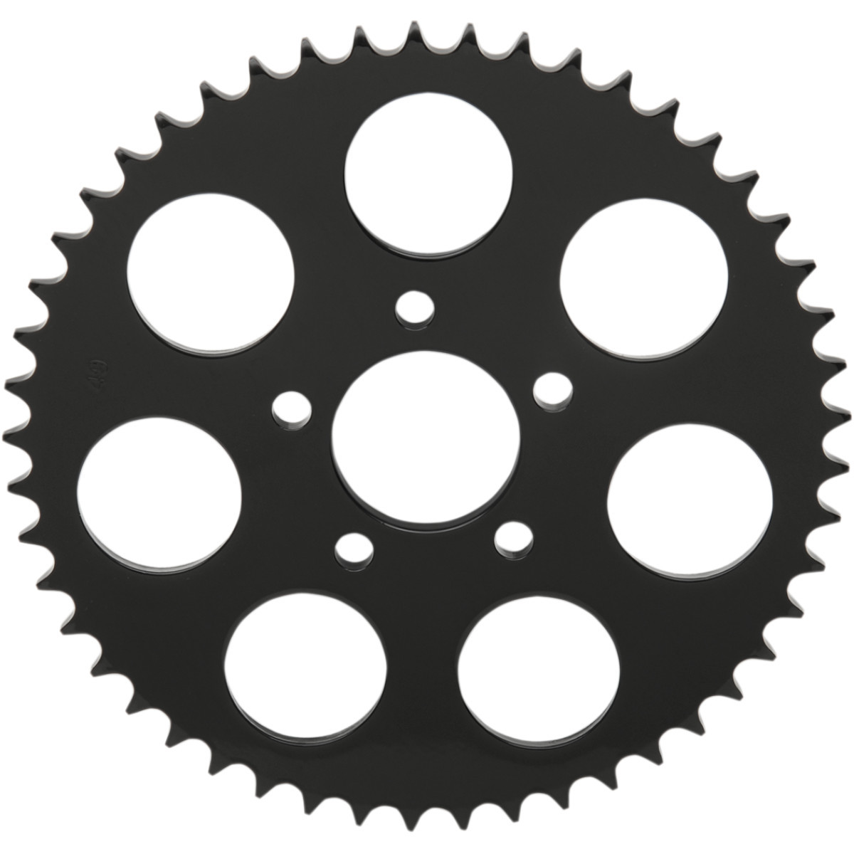 Drag Specialties - Rear Sprocket - Flat - 49 Tooth - Gloss Black - Big Twin
