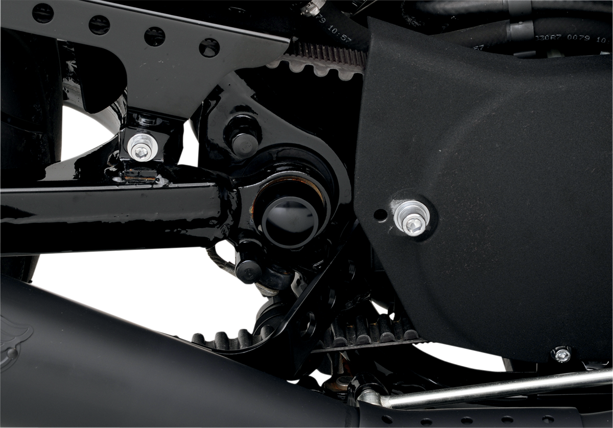 Drag Specialties Swingarm Pivot Bolt Cover - Gloss Black