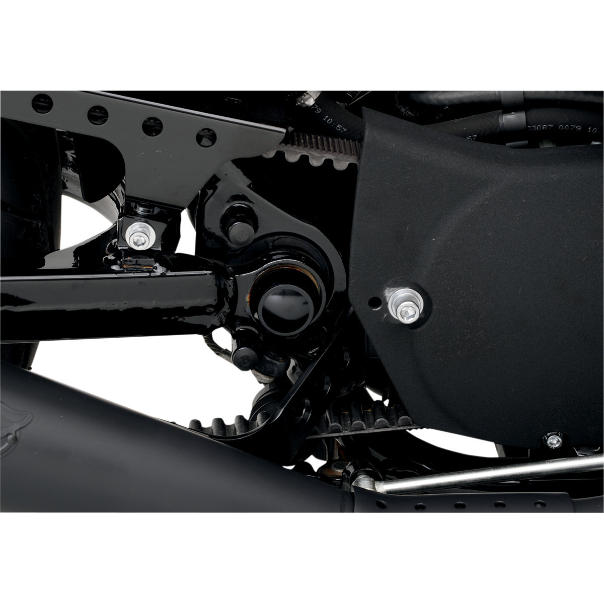 Drag Specialties - Swingarm Pivot Bolt Cover - Gloss Black