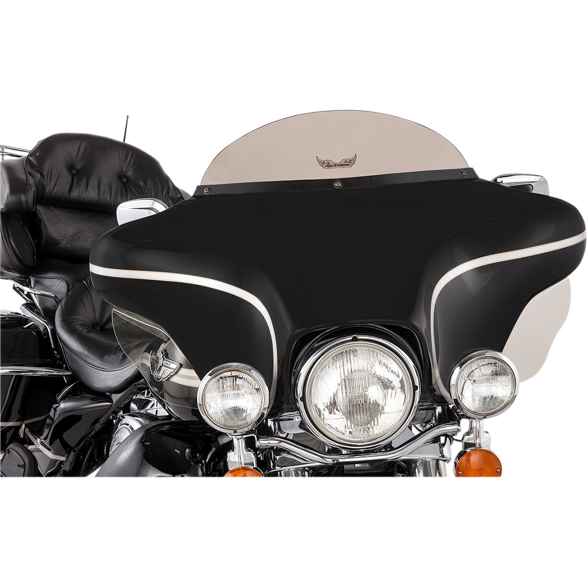 Slipstreamer #S-135-6 - Windshield - 6" - Smoke - '96-'13 FLHT/C
