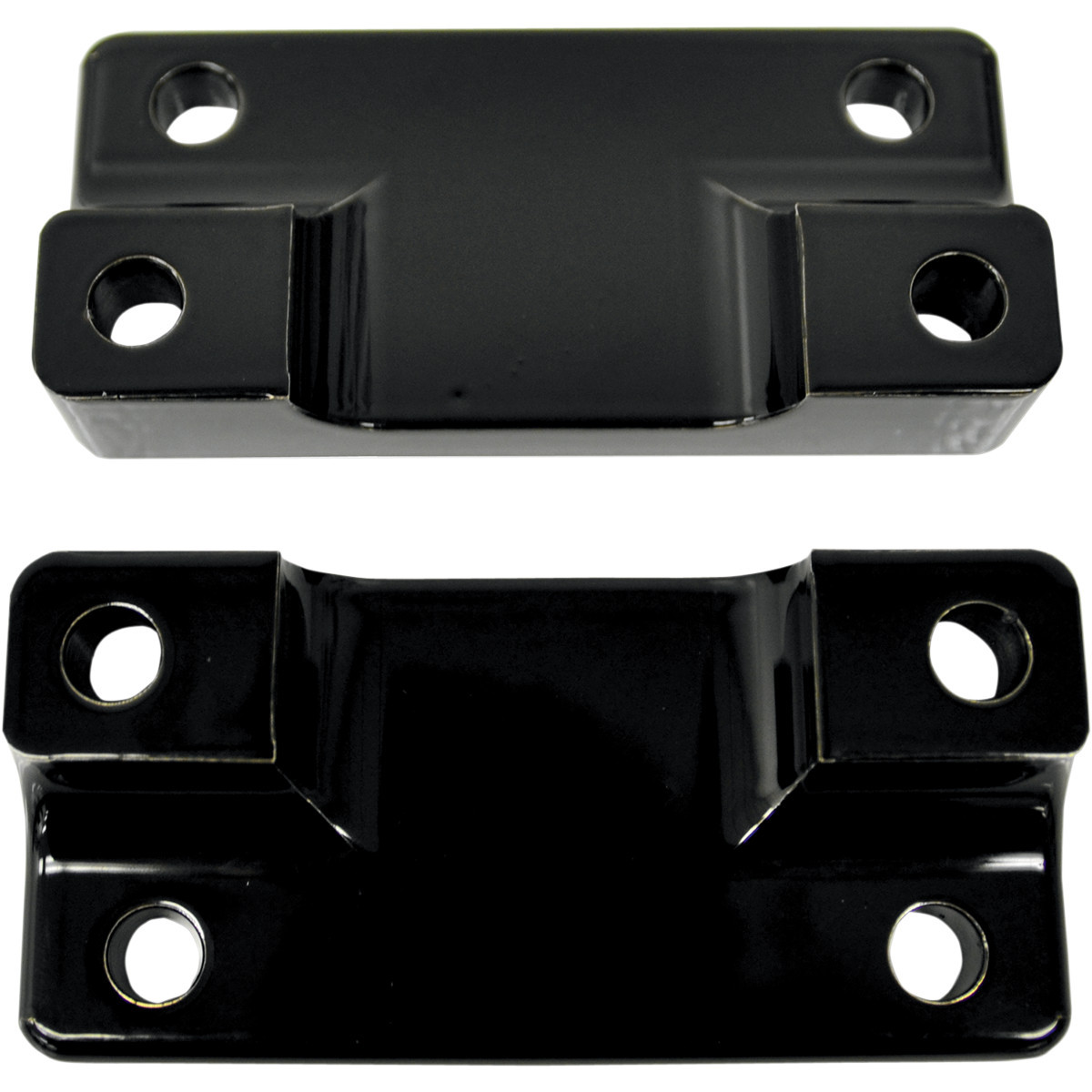 Drag Specialties - Fender-To-Fork Adapters - Gloss Black