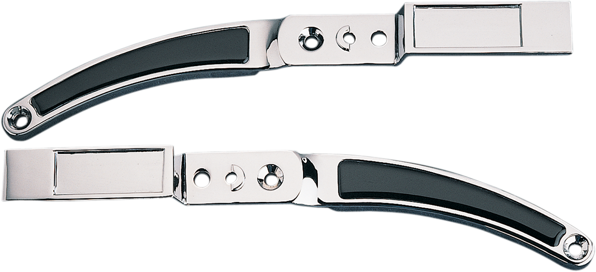 Rear Fender Strut - Stock-Style - Chrome/Black