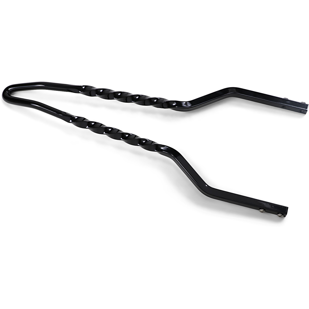 Cycle Visions #CV-8041B - Twisted Sticks Sissy Bar - Black - 18"