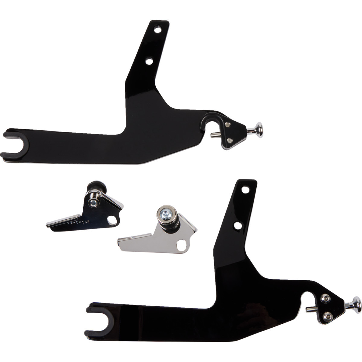Cobra #602-2001B - Backrest Kit - 14" - Black - Softail