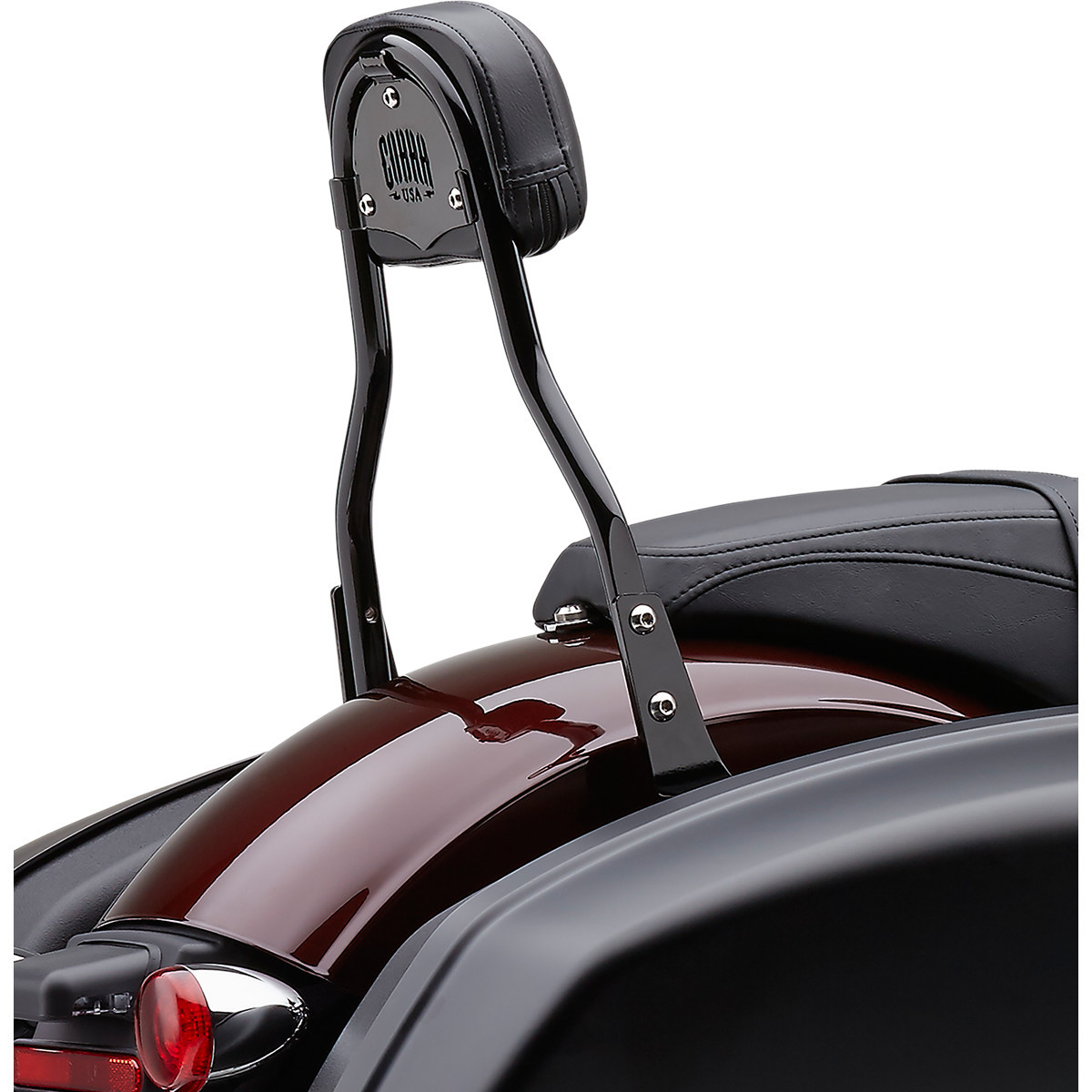 Cobra #602-2011B - Backrest Kit - 14" - Black - FLSB
