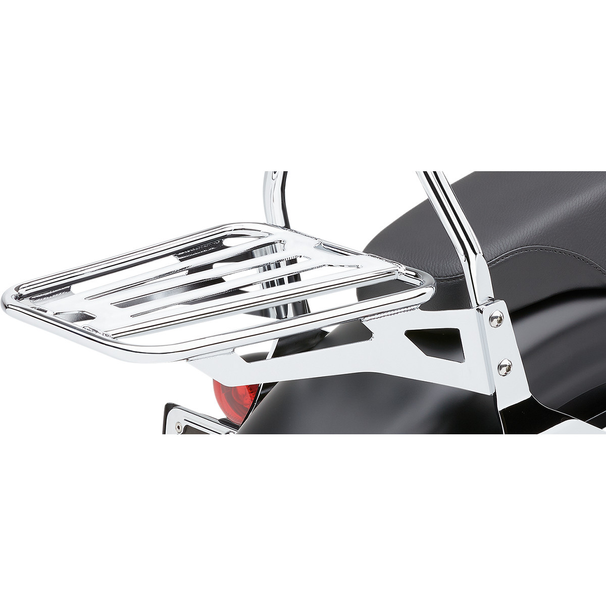 Cobra #602-3500 - Sissy Bar Luggage Rack - Chrome - Tubular