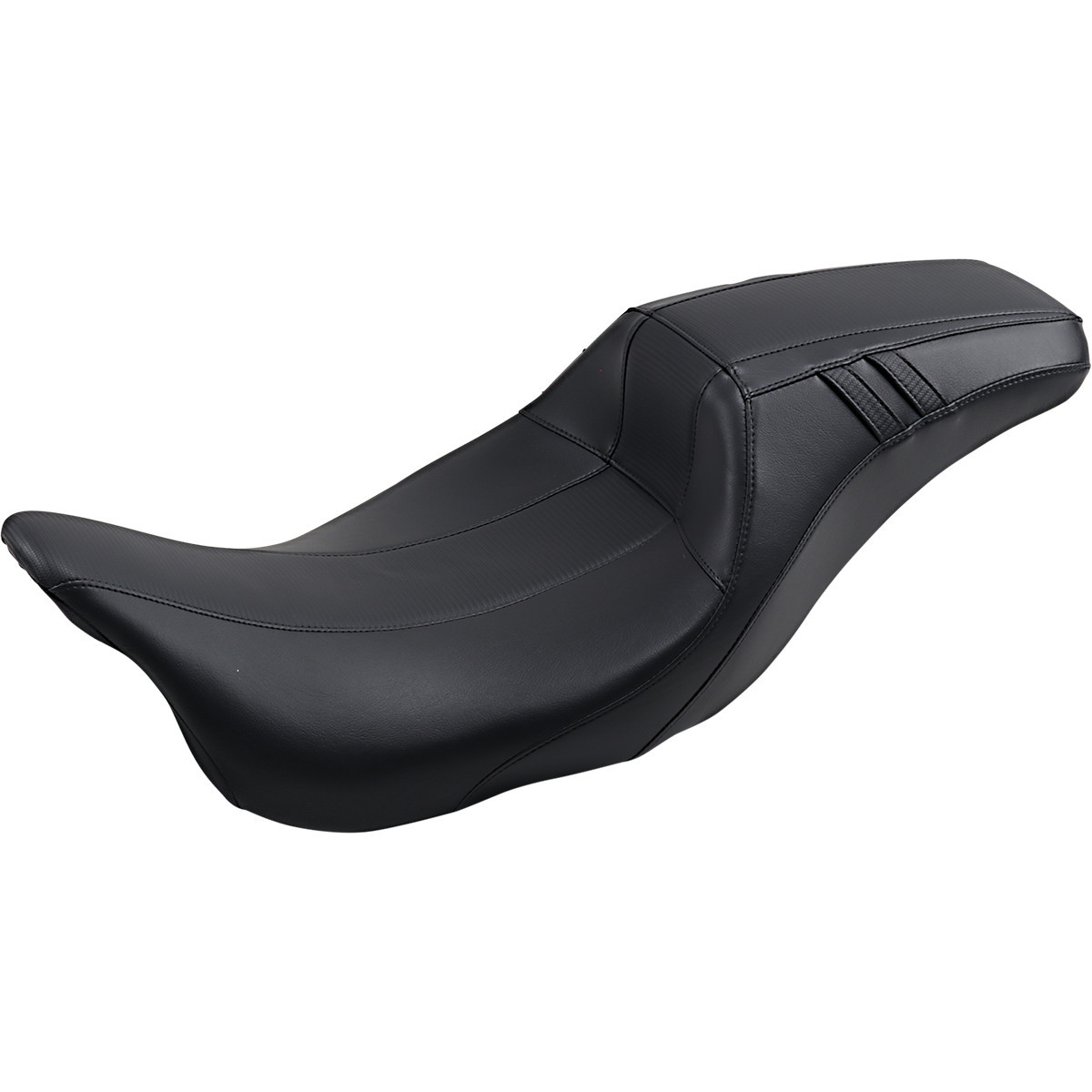 LE Pera #LK-987DLGT3 - Outcast Daddy Long Legs Seat - Full-Length - w/o Backrest - Carbon Fiber Inlay - Black - FL '08-'23