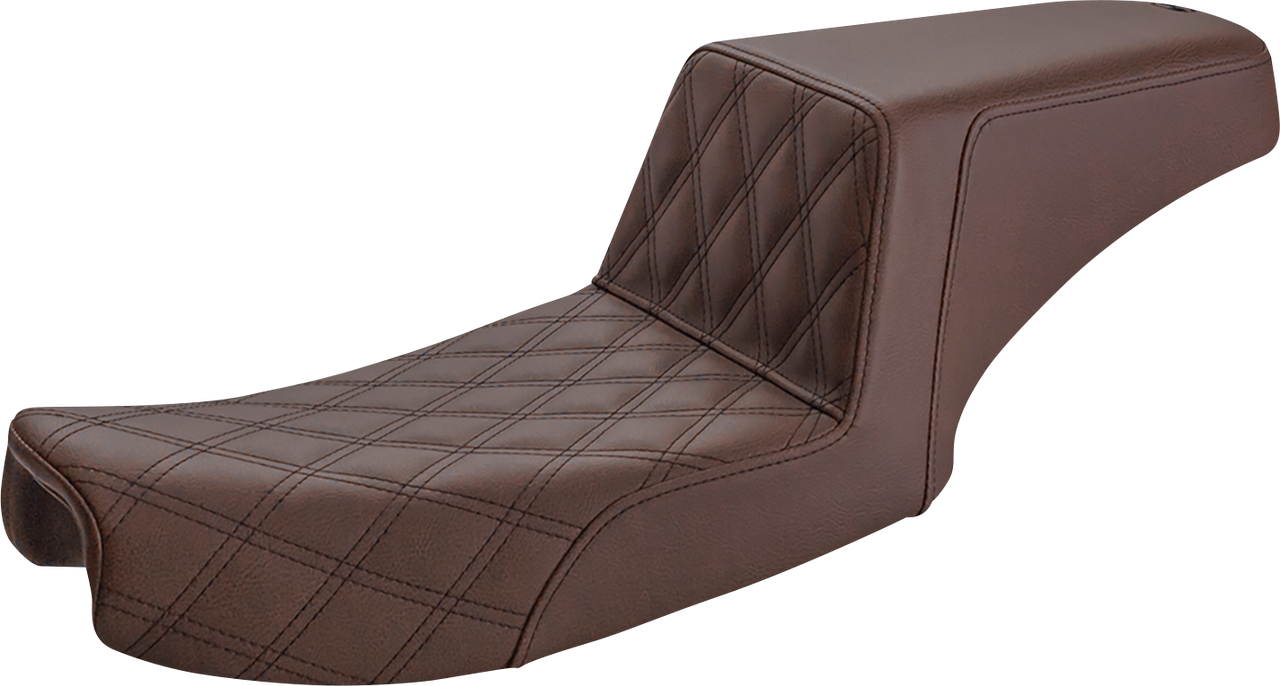 Step Up Seat - Tuck and Roll - Brown - Dyna