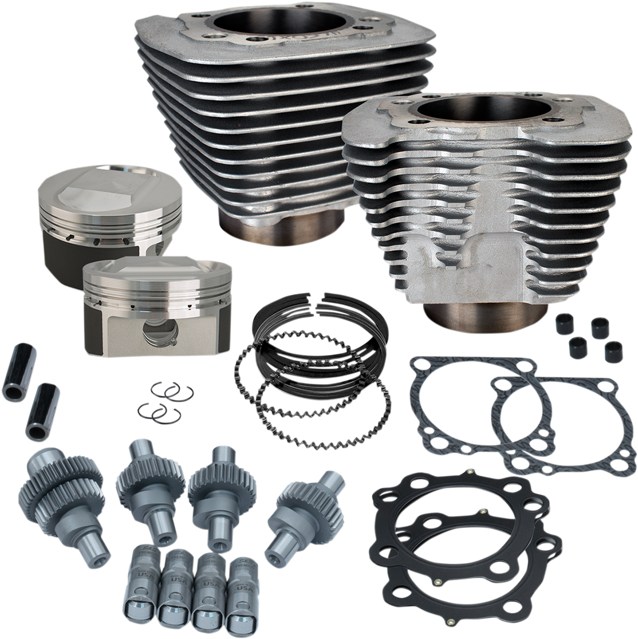 S&S Cycle 910-0702 - Hooligan Kit - 1200-1250 - Silver