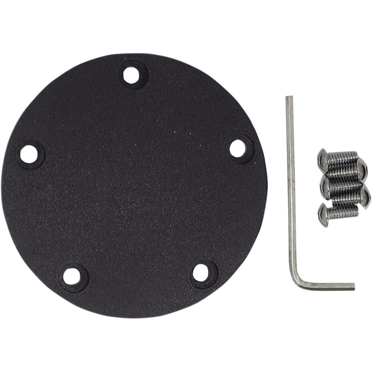 Drag Specialties - Points Cover - Wrinkle Black - Twin Cam