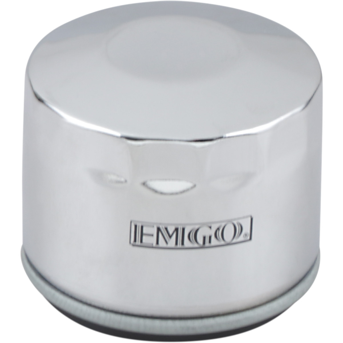 Emgo #10-07800 - Oil Filter - Chrome - Harley-Davidson