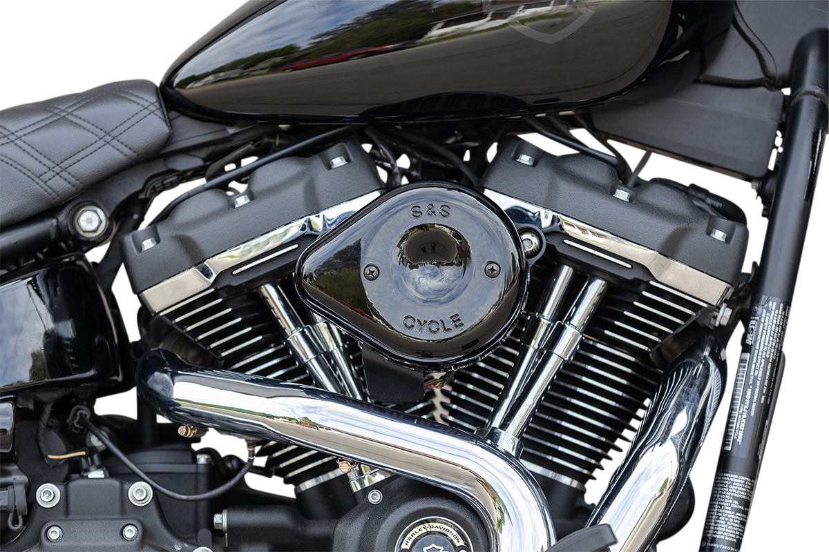 S&S Cycle #170-0436C - Mini Teardrop Stealth Air Cleaner Kit - Gloss Black