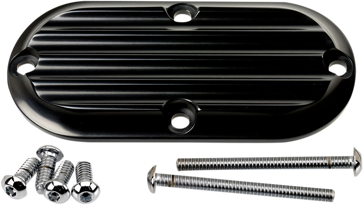 Joker Machine 06-95-1 - Inspection Cover - Black - Finned