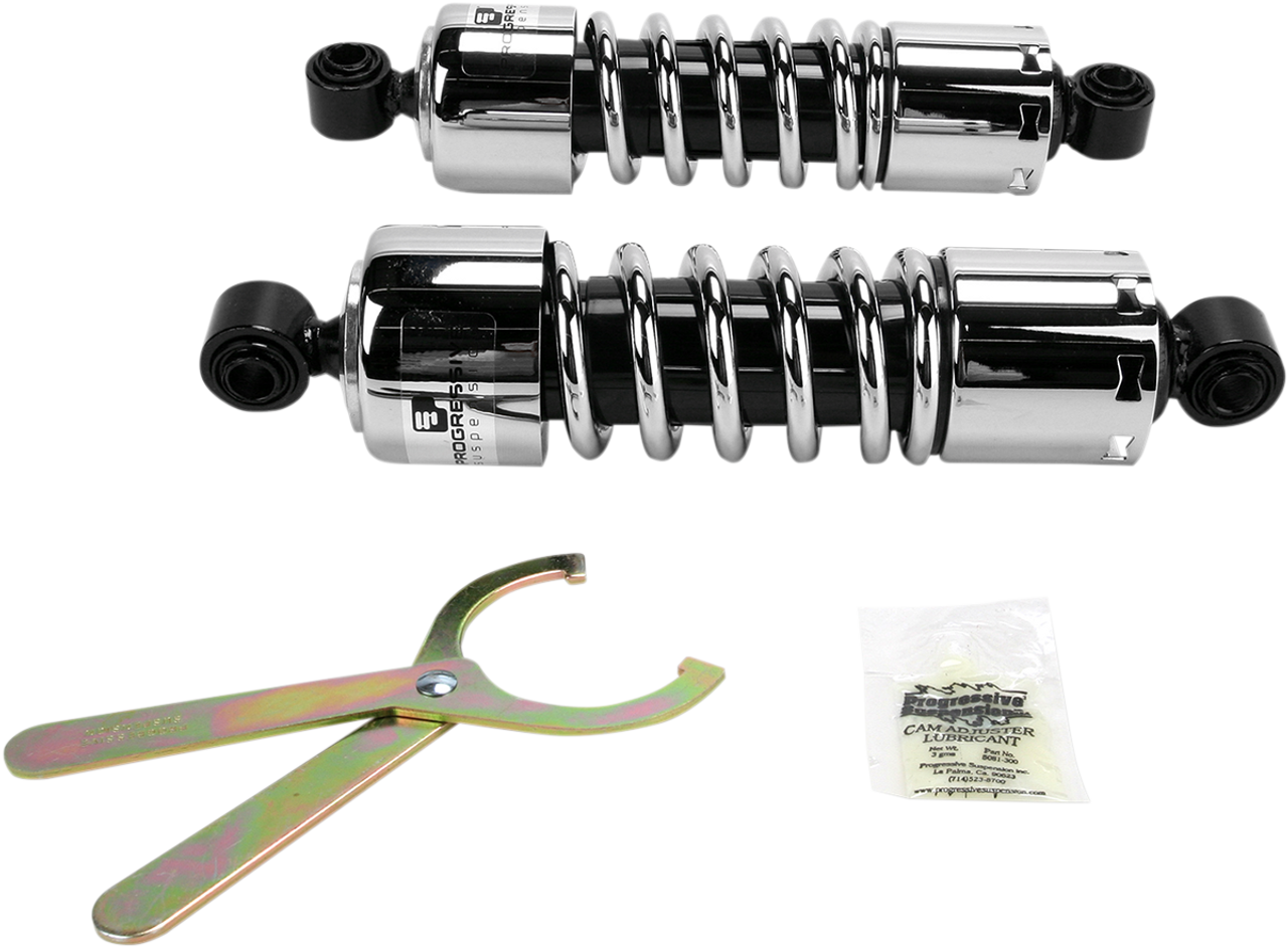 412 Series Shock - 11" - Standard - Chrome - Dyna