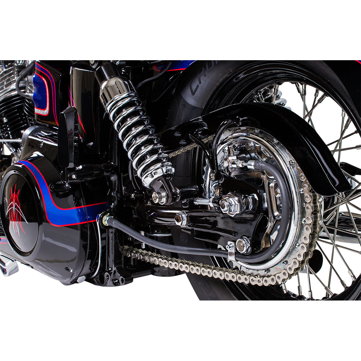 Drag Specialties - Spoke Set - Drop Center - Front/Rear - Stainless Steel - 16"