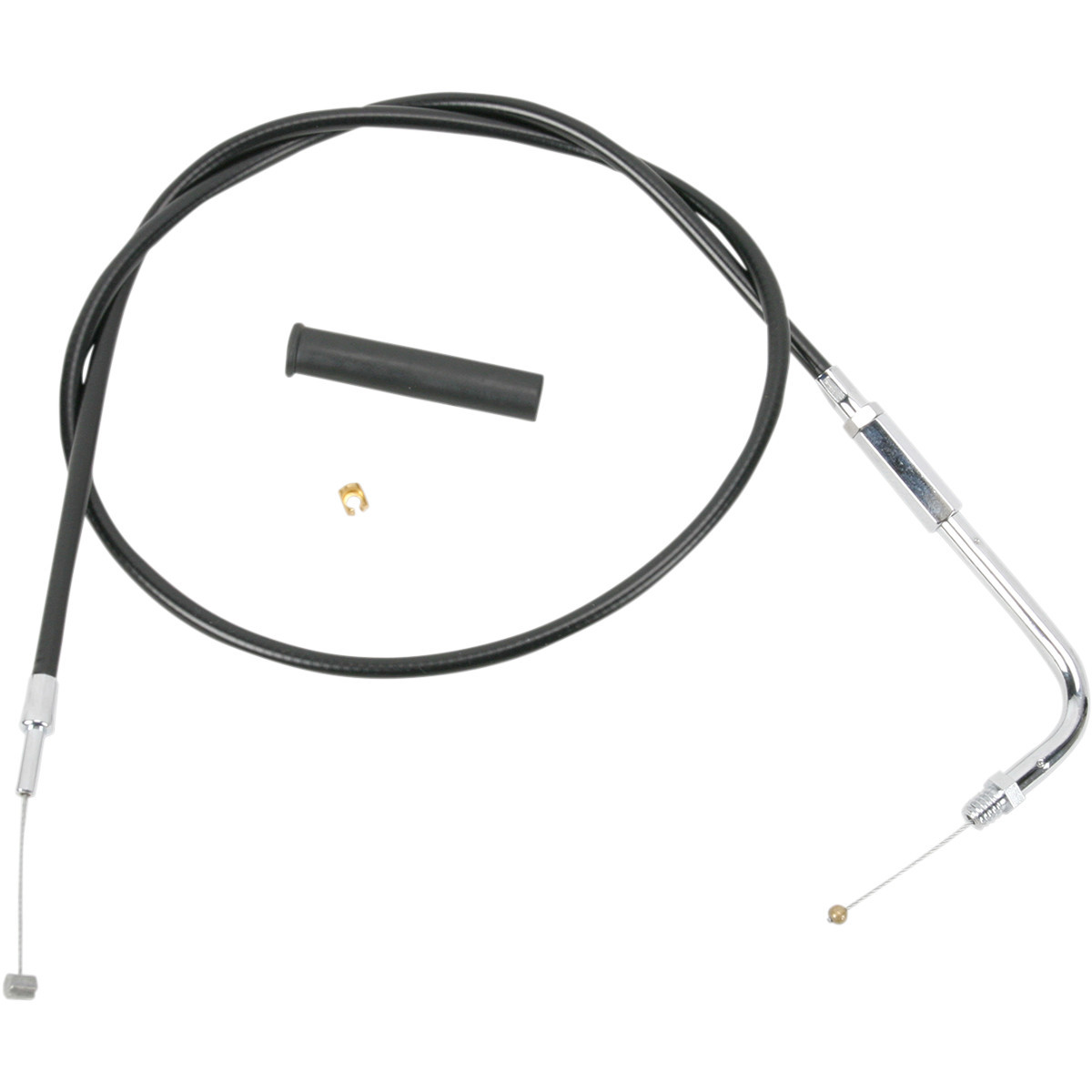 Drag Specialties - Black Vinyl Throttle Cable - 30"