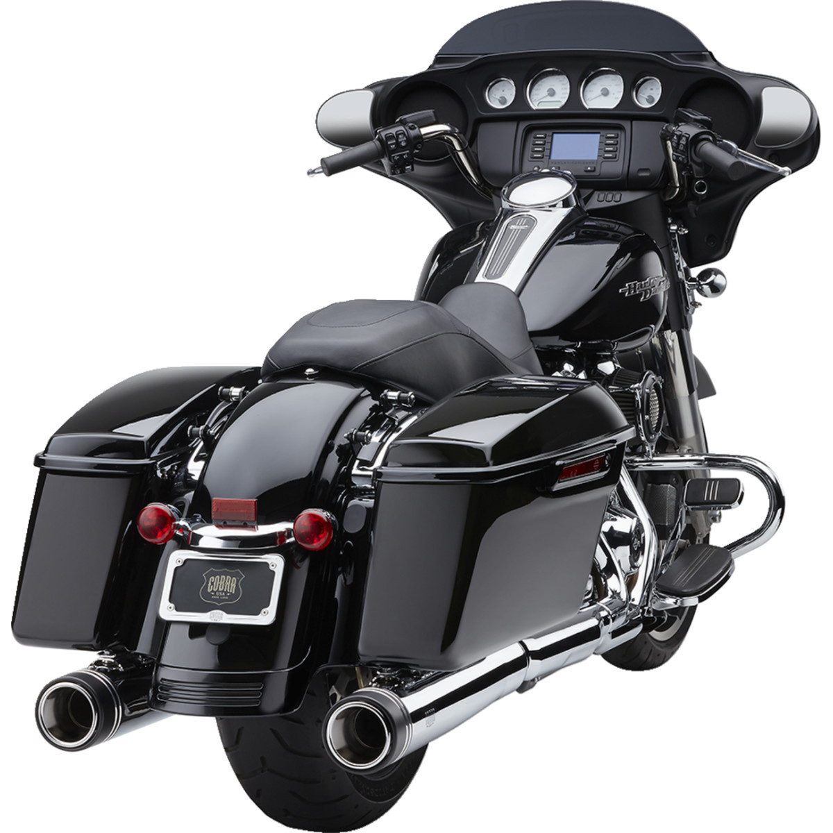 Cobra #6291 - 4-1/2" Neighbor Haters® Series Mufflers - Chrome