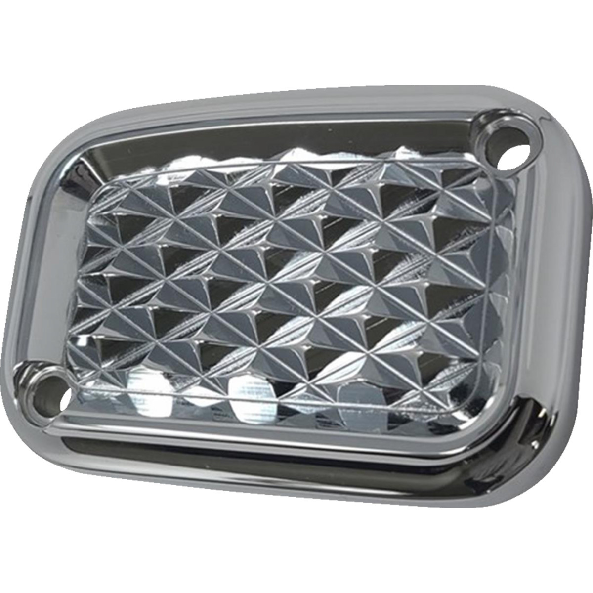 Covingtons #C3076-C - Master Cylinder Cover - Brake - Front - Diamondback - Chrome