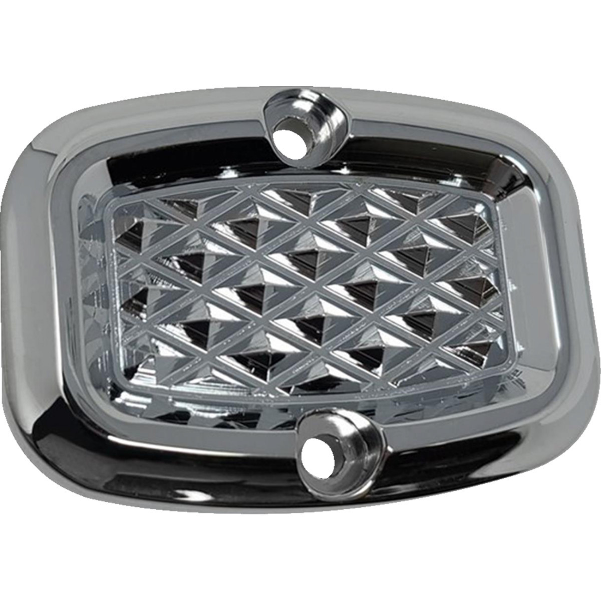 Covingtons #C3057-C - Rear Master Cylinder Cover - Diamondback - Chrome