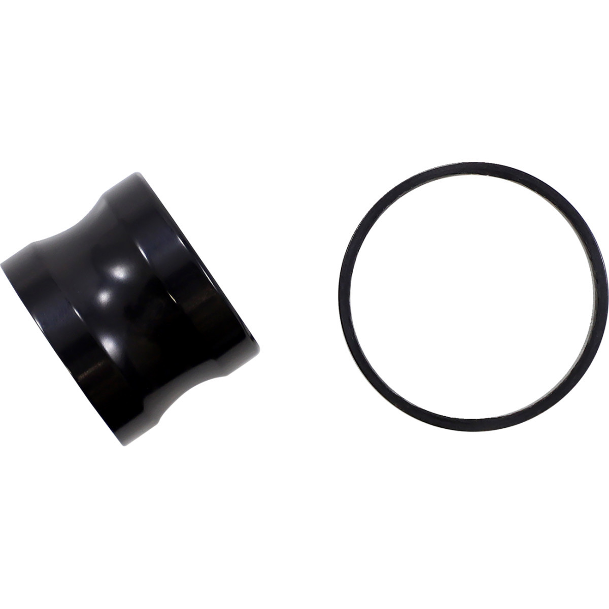 Covingtons #C0008-B - Axle Spacers - Smooth - Black - with ABS - Pair