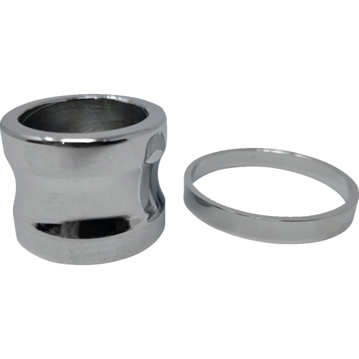 Covingtons #C0008-C - Axle Spacers - Smooth - Chrome - with ABS - Pair