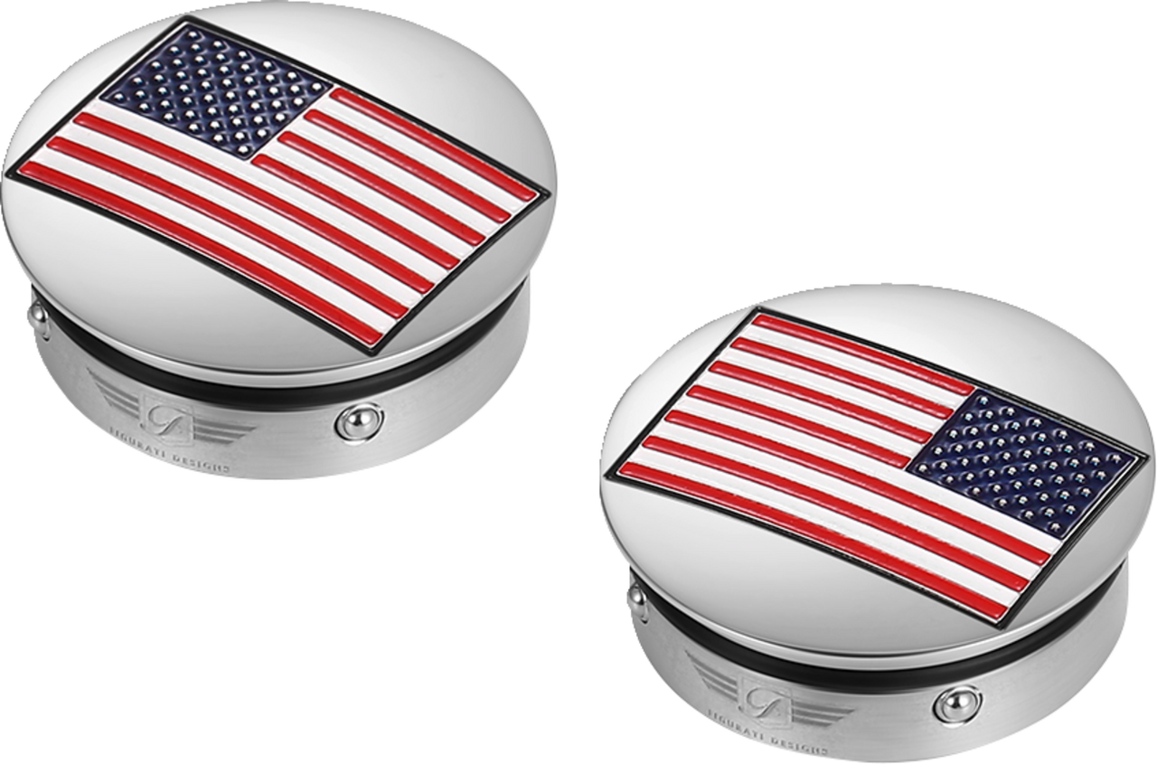 Figurati Designs Swing Arm Covers - American Flag - Reversed (#FD20-AF-SS)