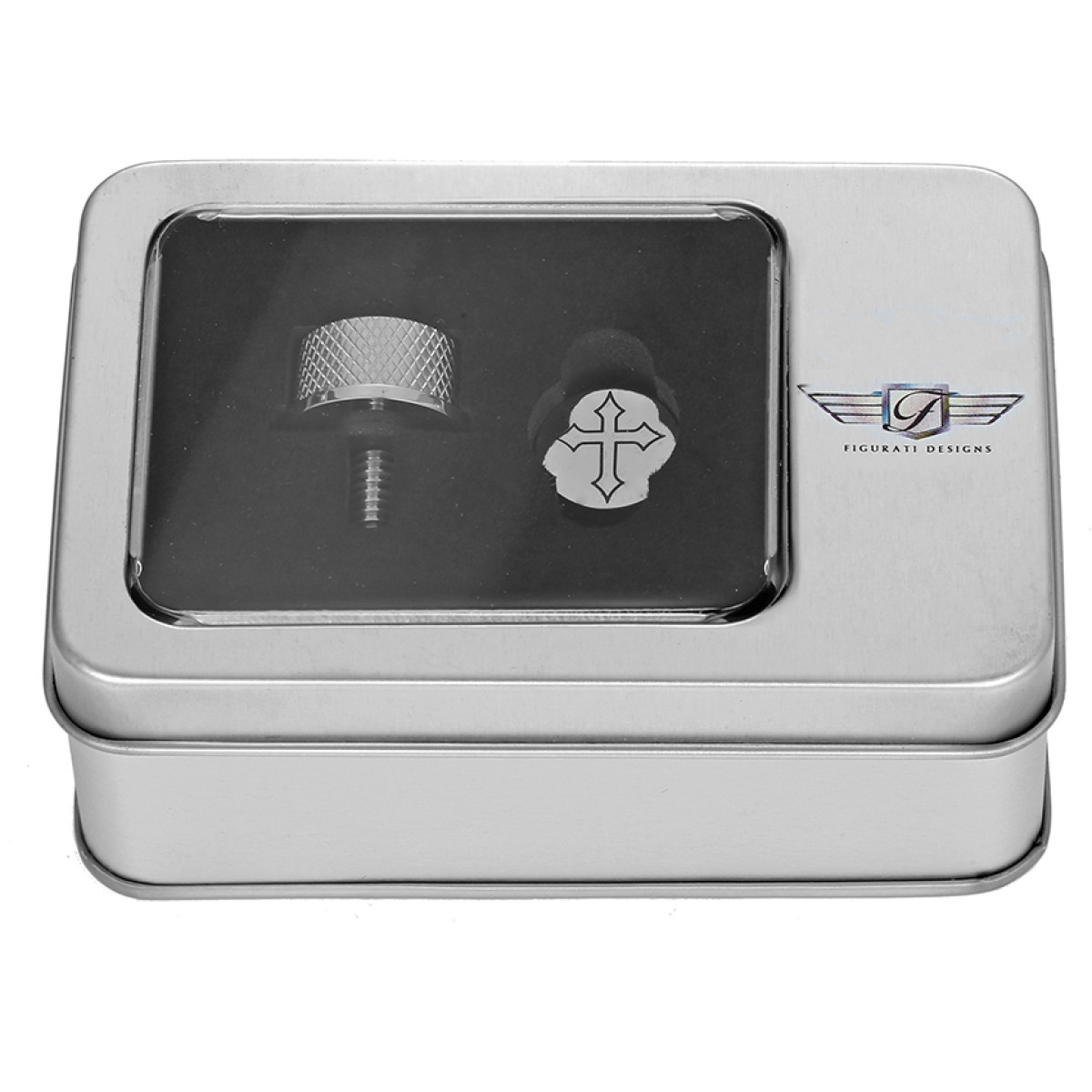 Figurati Designs #FD41-SEAT KN-SS - Seat Mounting Knob - Stainless Steel - Cross