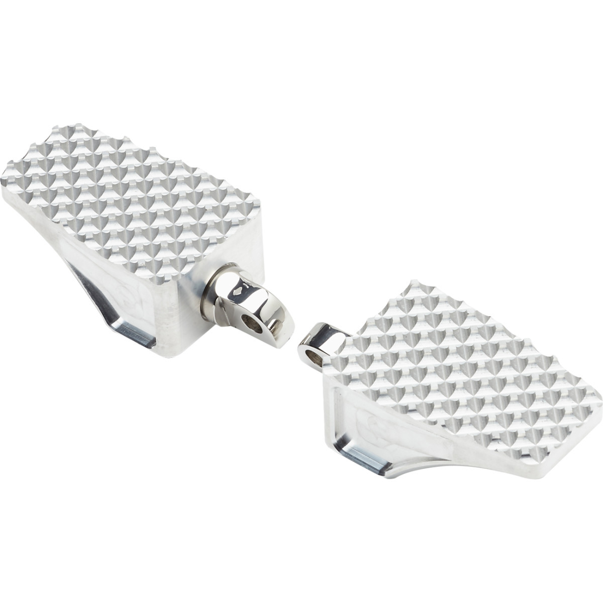 LA Choppers #LA-P100-00 - County Line Billet Foot Pegs - Male Mount - Raw