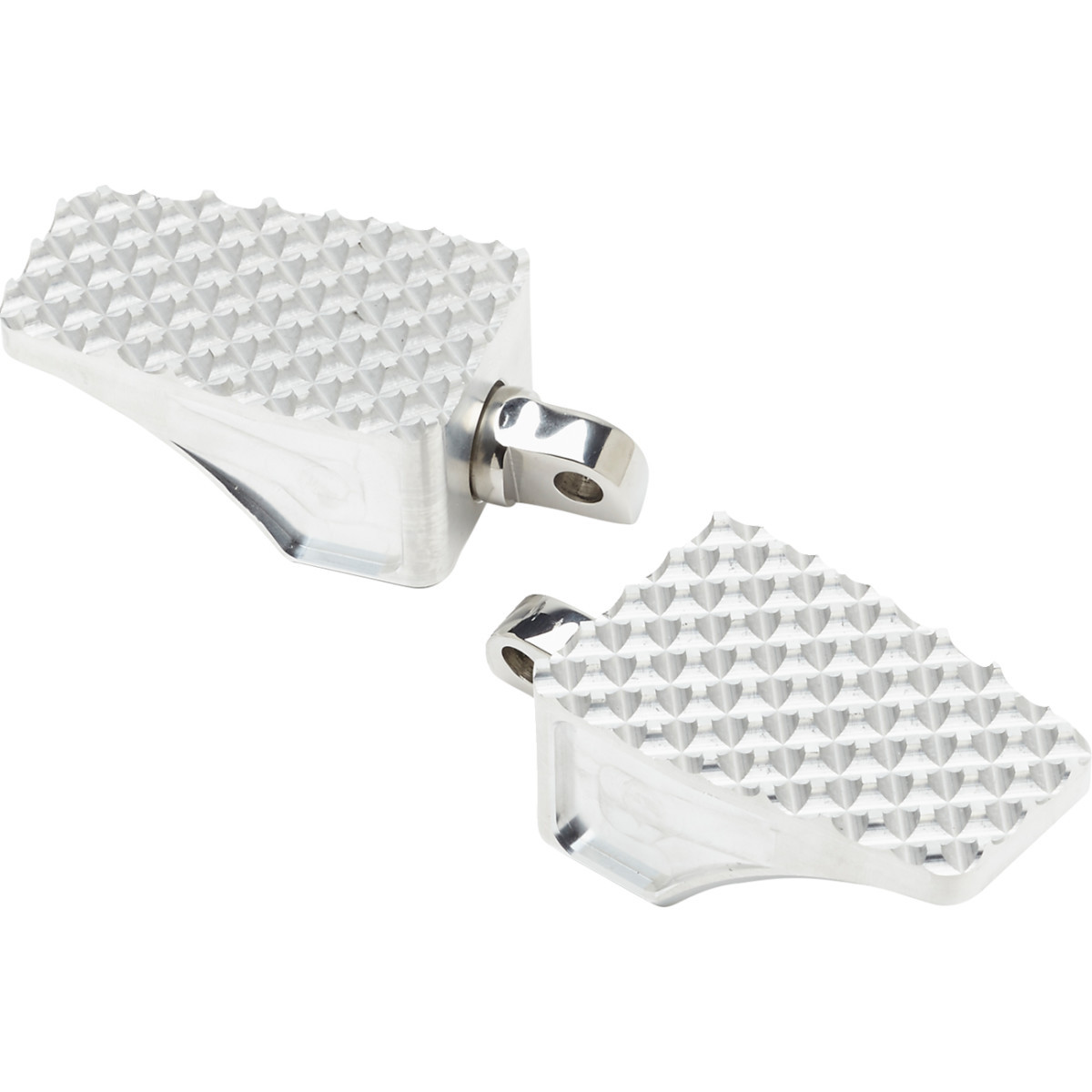 LA Choppers #LA-P100-00 - County Line Billet Foot Pegs - Male Mount - Raw