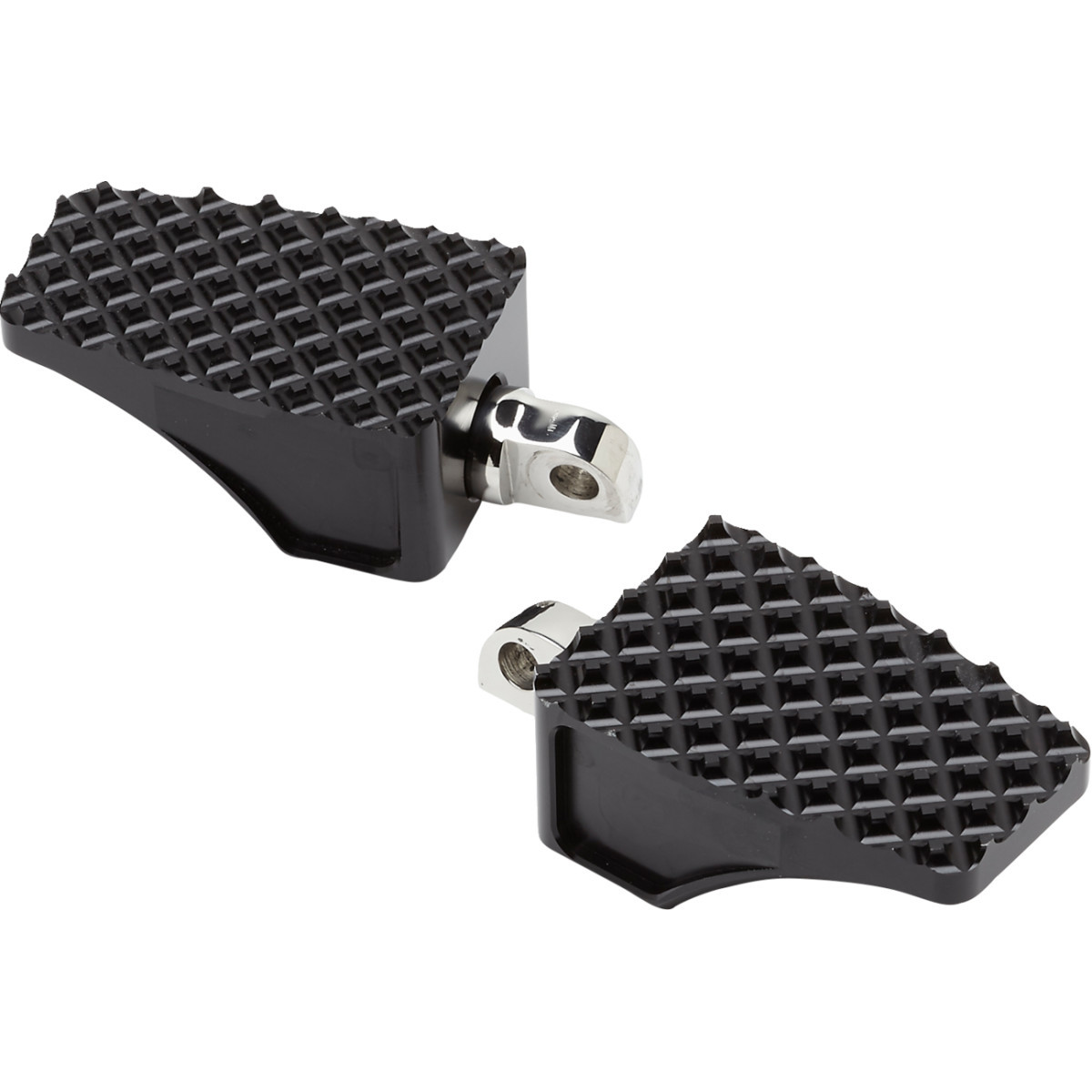 LA Choppers #LA-P100-00B - County Line Billet Foot Pegs - Male Mount - Black