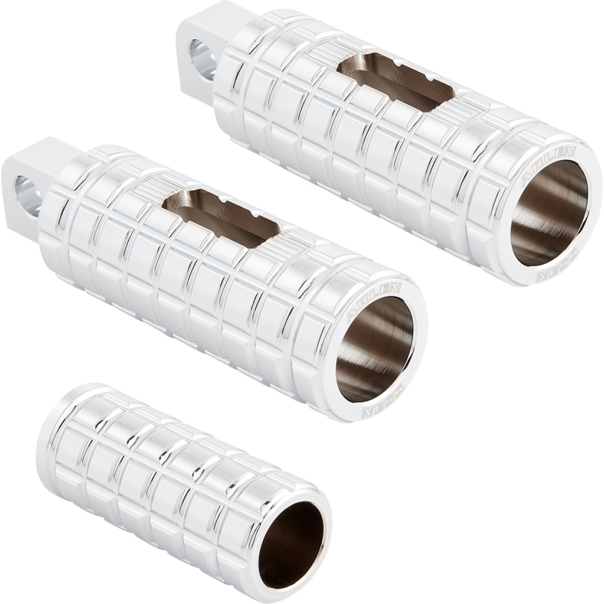 Arlen Ness #400-031 - Cush Foot Pegs - Male - Chrome