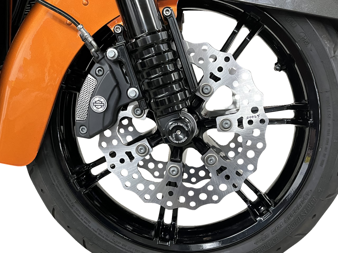 Arlen Ness #300-043 7-Spoke Jagged Brake Rotor - 11.8"