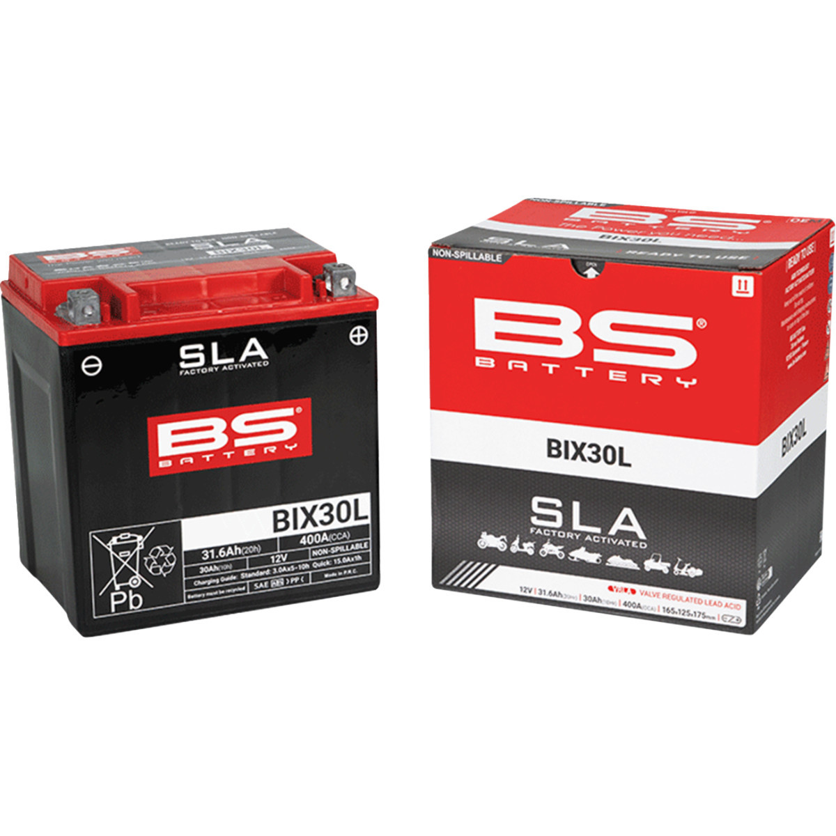 BS Battery #300631 - Battery - BIX30L (YIX)