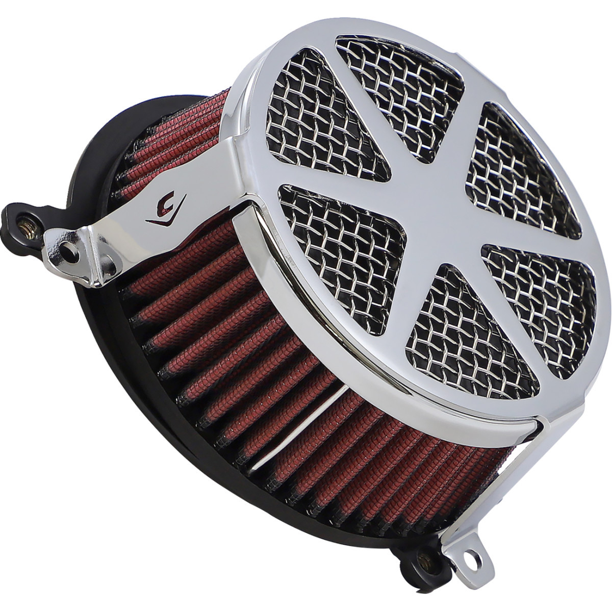Cobra #606-0104-04-SB - Air Cleaner Kit - Chrome